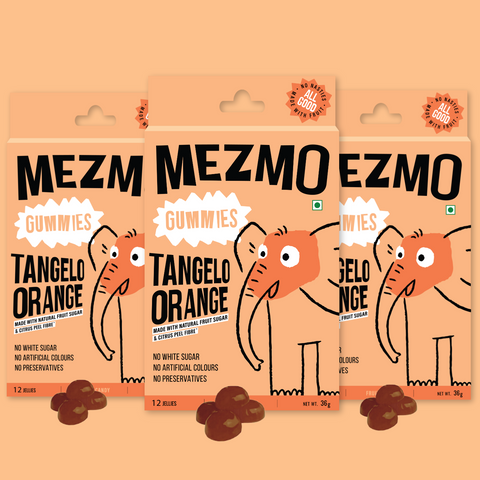 Tangelo Orange Fruit Candy (3 boxes of 12 Soft Candies)