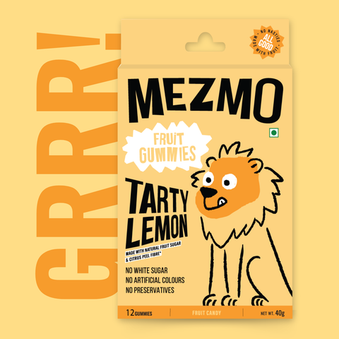 Tarty Lemon Fruit Candy (3 boxes of 12 Soft Candies)