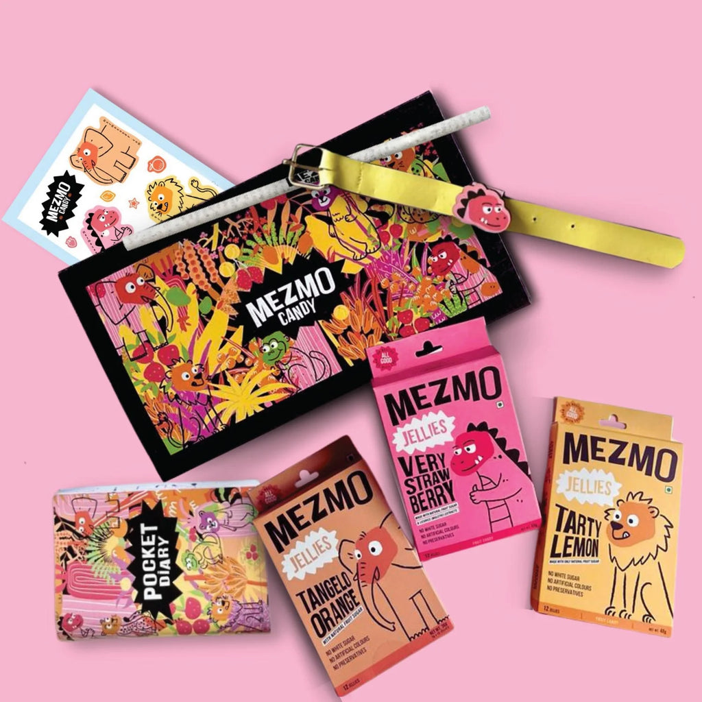 Mezmo Zazzy Gift Box With Goodies (3 boxes of Soft Candies)