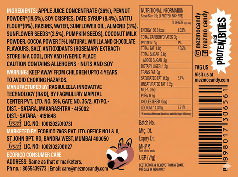 Mezmo Protein Rich Bite (Box of 12)